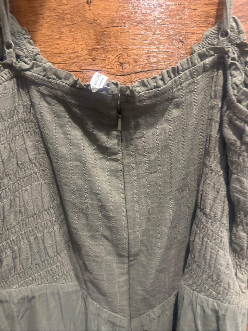 American Eagle Bella Bow Midi Dress - Picture 6 of 9